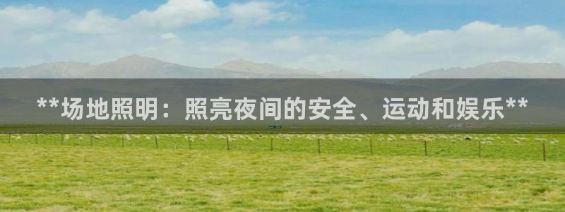 **场地照明：照亮夜间的安全、运动和娱乐**