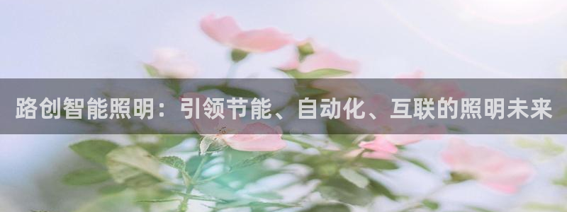 路创智能照明：引领节能、自动化、互联的照明未来
