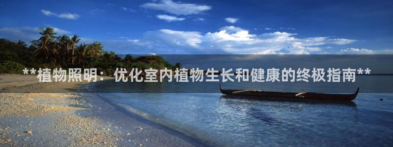 **植物照明：优化室内植物生长和健康的终极指南**