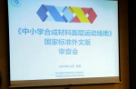 《中小学合成质料面层运动园地》 国家标准外文版审查会顺遂召开